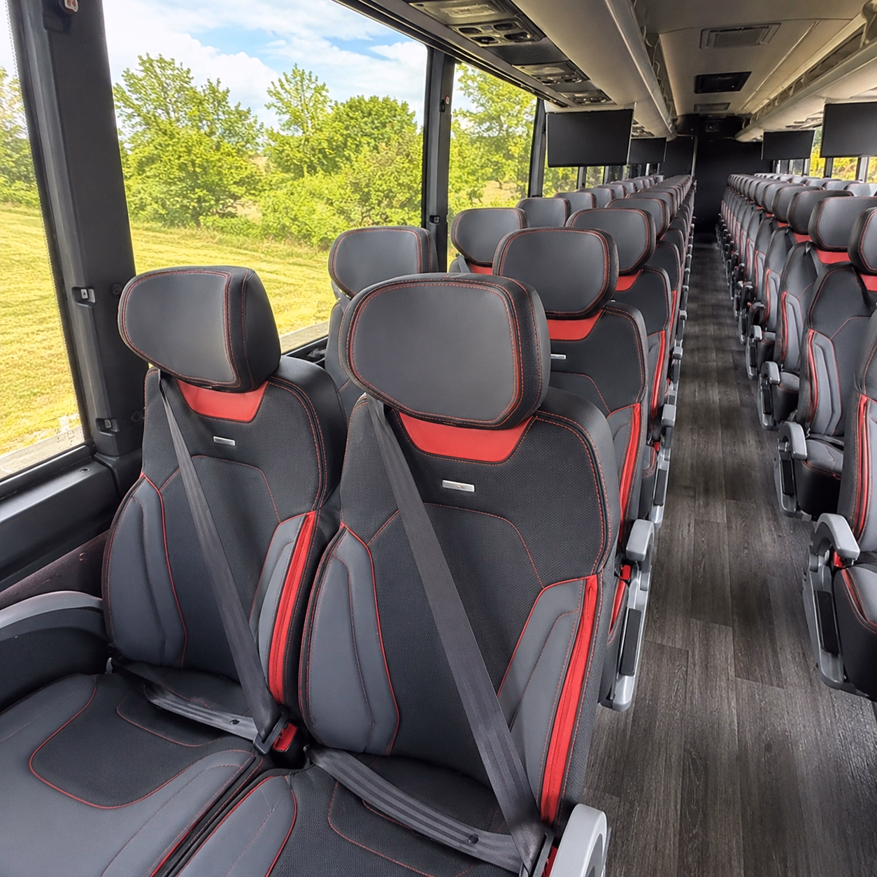 missouri city charter bus interior