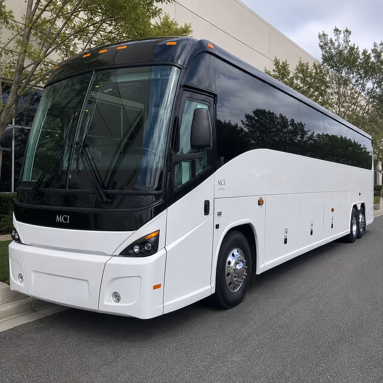 missouri city charter bus services exterior