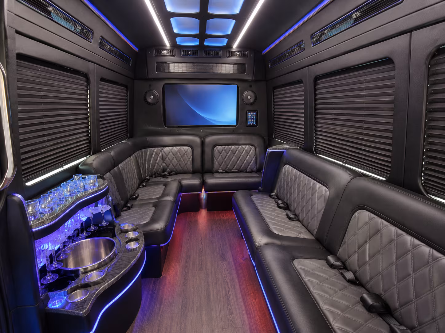 missouri city party bus interior